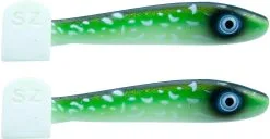 Svartzonker Big McRubber Glow 25 Cm 2-pack 30 Svartzonker Big McRubber Glow 25 Cm 2-pack -Haspelspön Försäljningsbutik 113301 mcrubber glow junior pike 4