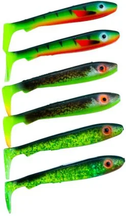 Svartzonker McRubber Bass 8 Cm 6-pack -Haspelspön Försäljningsbutik 1390166 1