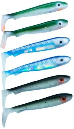 Svartzonker McRubber Bass 8 Cm 6-pack -Haspelspön Försäljningsbutik 1390168 1