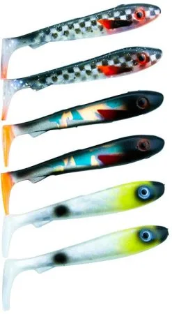 Svartzonker McRubber Bass 8 Cm 6-pack -Haspelspön Försäljningsbutik 1390169 1