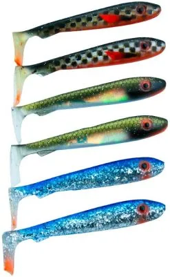 Svartzonker McRubber Bass 8 Cm 6-pack