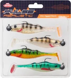 Berkley Pulse Realistic Perch 15 Cm [15 G] Jiggkit 4-pack -Haspelspön Försäljningsbutik 1392520 1 2