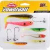 Berkley Powerait Pro Pack Jig Minnow Beteskit Dark Water 3+6-pack -Haspelspön Försäljningsbutik 1532033 1