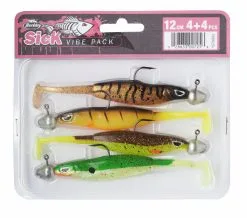 Berkley Sick Vibe 12 Cm Pre-rigged Bismuth Jiggkit 4+4-pack