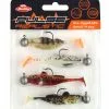 Berkley Pulse Realistic Mix Pre-rigged Jiggkit Small 4+4-pack -Haspelspön Försäljningsbutik 1571046 MS