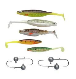 Berkley Sick Pack Zander Jiggkit 5+4-pack