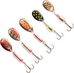 Daiwa M-Spin Caster Kit 2 Spinnarkit [4 G & 6.5 G] 5-pack