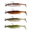 Savage Gear Fat Minnow T-Tail RTF 10.5 Cm [11 G] + 10 G Jiggskalle Med 3/0 Krok 4+4-pack -Haspelspön Försäljningsbutik 77019 1