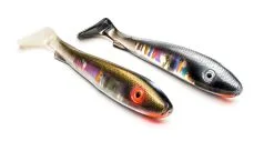 Svartzonker Flash Series McRubber 21 Cm 2-pack -Haspelspön Försäljningsbutik McRubber Flash BalticHerring GoldenBream