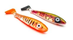 Svartzonker Flash Series McRubber Junior 17 Cm 2-pack 26 Svartzonker Flash Series McRubber Junior 17 Cm 2-pack -Haspelspön Försäljningsbutik McRubber Flash BengalTiger EletricSteelHead 1