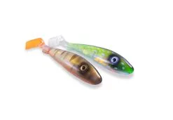 Svartzonker Flash Series McRubber 21 Cm 2-pack -Haspelspön Försäljningsbutik McRubber Flash HotPerch BabyPike 2