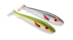 Svartzonker UV Series McRubber Junior 17 Cm 2-pack -Haspelspön Försäljningsbutik MrRubber UV OliveWhite UV Herring