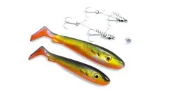 Svartzonker Real Series The Box McRubber 21 Cm/17 Cm 2-pack -Haspelspön Försäljningsbutik Real Series The Box Artic Char